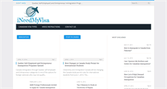 Desktop Screenshot of ineedmyvisa.com