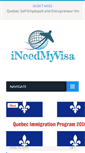 Mobile Screenshot of ineedmyvisa.com